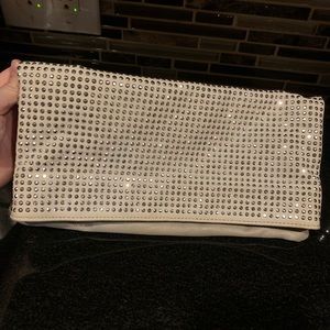 BCBG folding clutch